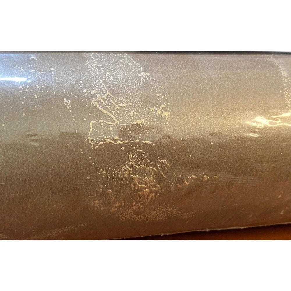 NEW 3 Rolls Exclusive Wallcoverings Wallpaper WL12003 Bronze Gold Marble 57 SqFt